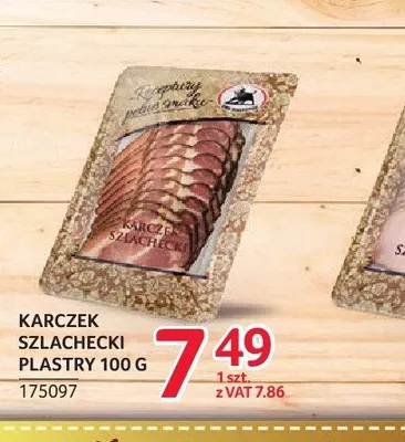 Karczek szlachecki plastry ZMB Białystok promocja w Selgros