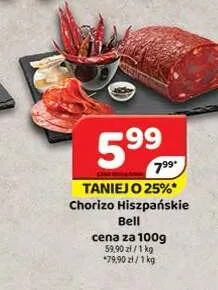 Chorizo hiszpańskie Bell promocja w Delfin