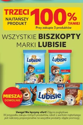Biszkopty Lubisie promocja w Kaufland