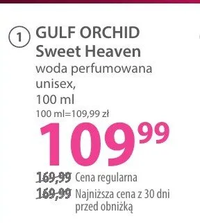 Woda perfumowana GULF ORCHID Sweet Heaven promocja w Hebe