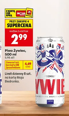 Piwo Żywiec promocja w Biedronka