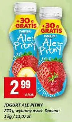 Jogurt Ale Pitny Danone promocja w Chorten