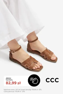 Sandały Jenny promocja w CCC