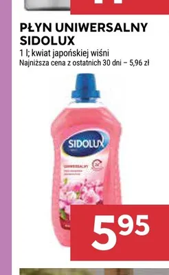Płyn uniwersalny Sidolux Kwiat Japońskiej Wiśni promocja w Stokrotka