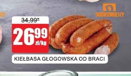 Kiełbasa głogowska od braci Dobrowolscy promocja w Bingo