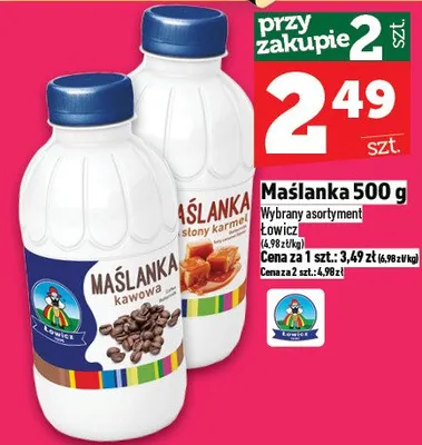 Maślanka Łowicz promocja w TOPAZ
