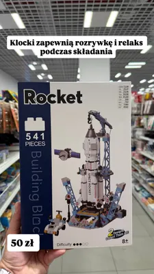 Klocki konstrukcyjne Rocket Space promocja w Pepco
