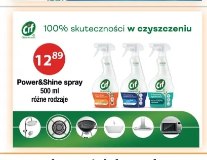 Spray Power & Shine Cif promocja w Drogerie Laboo