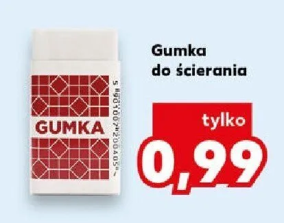 Gumka do ścierania promocja w Kaufland