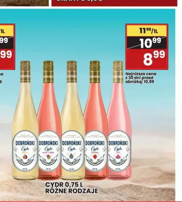 Cydr Dobroński Gruszka promocja w Wafelek