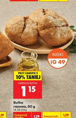Bułka razowa promocja w Biedronka