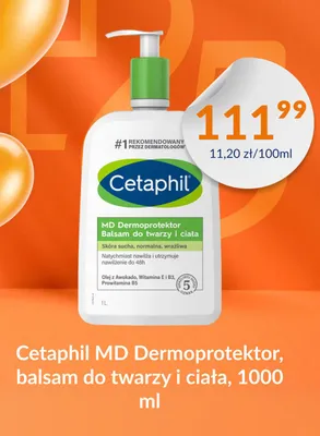 Balsam do twarzy i ciała Cetaphil MD Dermoprotektor promocja w DOZ.PL