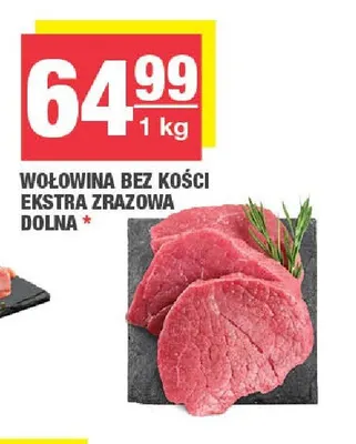 Wołowina bez kości ekstra zrazowa dolna promocja w SPAR