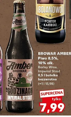 Piwo barley wine, imperial stout promocja w Kaufland