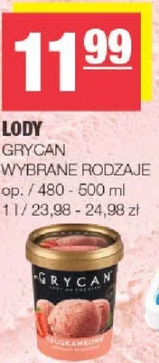 Lody wybrane rodzaje promocja w SPAR