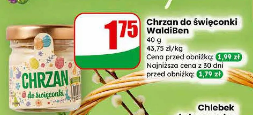 Chrzan do święconki promocja w Dino