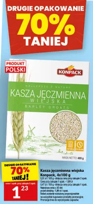 Kasza jęczmienna wiejska promocja w Twój Market