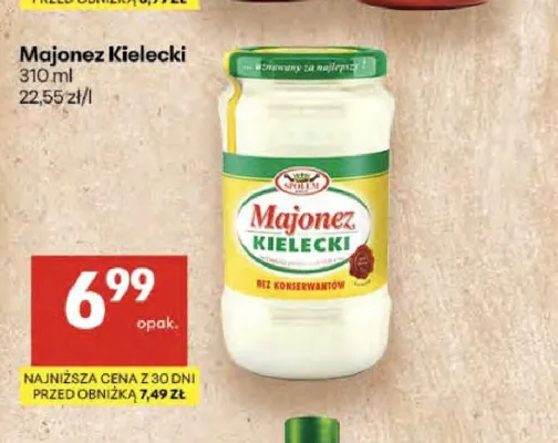Majonez Kielecki promocja w Delikatesy Centrum