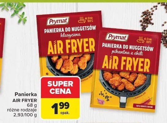 Panierka do nuggetsów pikantna z chili Air Fryer Prymat promocja w Carrefour Market
