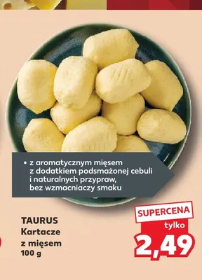 Kartacze z mięsem Taurus promocja w Kaufland