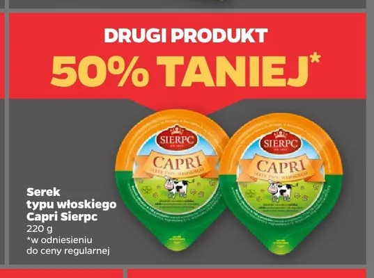 Serek typu włoskiego Capri Sierpc promocja w Netto