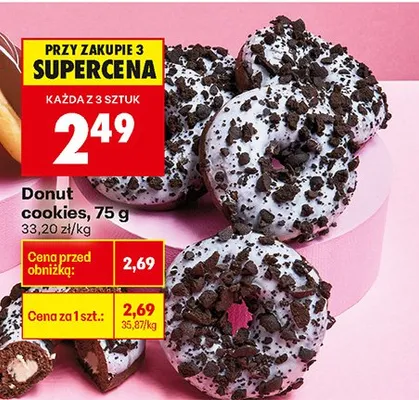 Donut cookies promocja w Biedronka