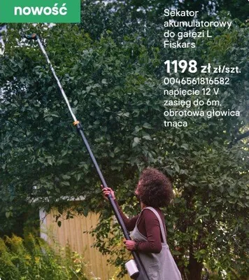 Sekator akumulatorowy do gałęzi L promocja w Castorama