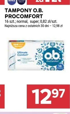 Tampony O.B. ProComfort Super promocja w Stokrotka