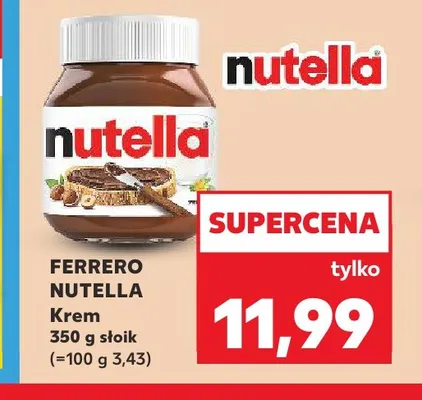 Krem Nutella Ferrero promocja w Kaufland