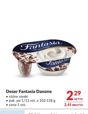 Deser Fantasia Danone promocja w Makro