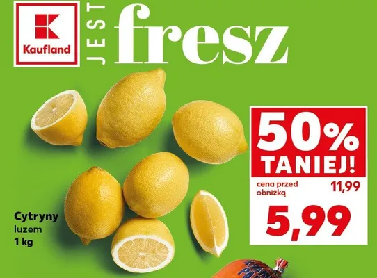 Cytryny luzem promocja w Kaufland