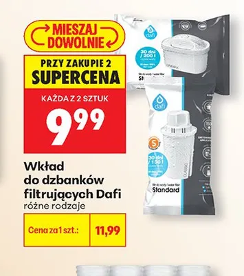 Wkład do dzbanków filtrujących Dafi promocja w Biedronka