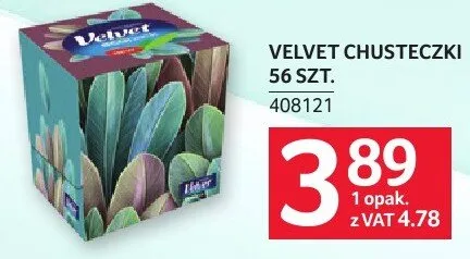Chusteczki Velvet 56 szt. promocja w Selgros