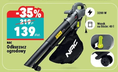 Odkurzacz ogrodowy promocja w Biedronka Home