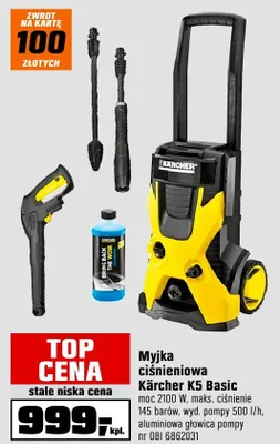 Myjka ciśnieniowa Kärcher K5 Basic promocja w OBI