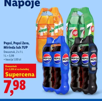 Napój gazowany 7UP 2-pak promocja w Lidl