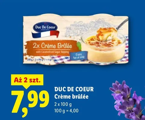 Crème brûlée promocja w Lidl
