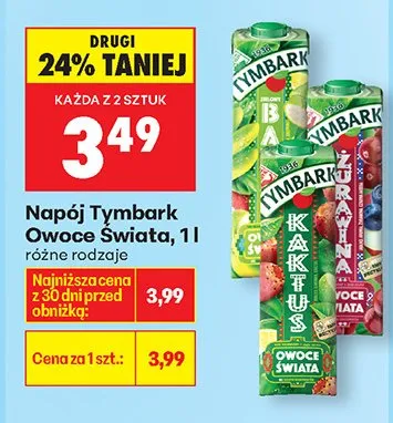 Napój Owoce Świata różne rodzaje promocja w Biedronka