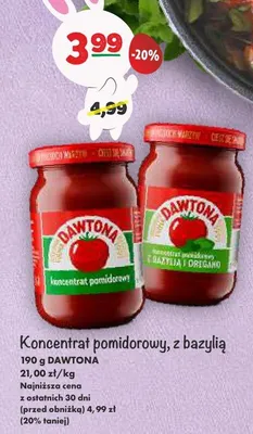 Koncentrat pomidorowy, z bazylią promocja w Arhelan