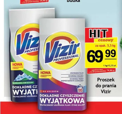 Proszek do prania Vizir Professional promocja w Gram Market