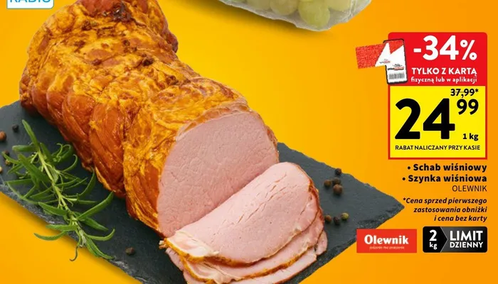 Schab wiśniowy promocja w Intermarche