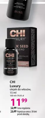 Olejek do włosów CHI Luxury promocja w Hebe