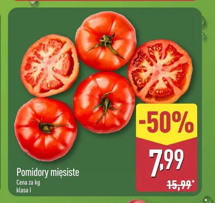 Pomidory mięsiste promocja w Aldi