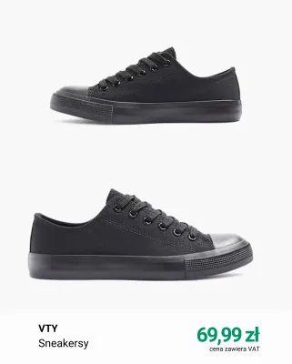 Sneakersy VTY promocja w Deichmann