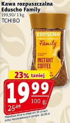 Kawa rozpuszczalna Eduscho Family Tchibo promocja w Prim Market