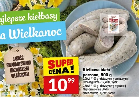 Kiełbasa biała parzona promocja w Twój Market