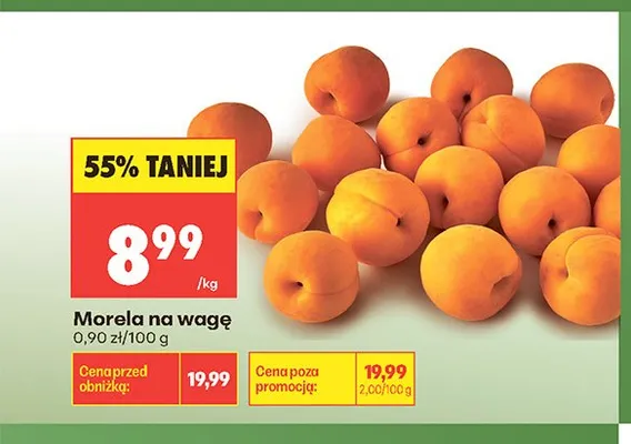 Morela na wagę promocja w Biedronka