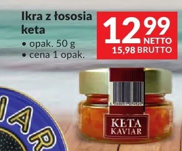 Ikra z łososia keta Lemberg promocja w Makro