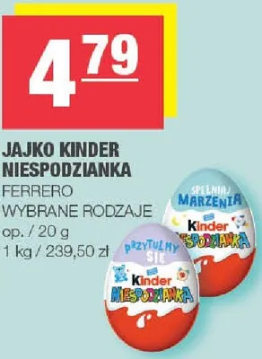 Jajko Kinder Niespodzianka promocja w SPAR