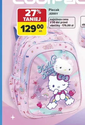 Plecak CoolPack Jerry Hello Kitty promocja w Carrefour